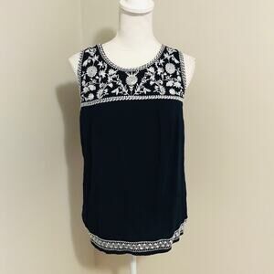 Lucy and Laurel Embroidered Tank